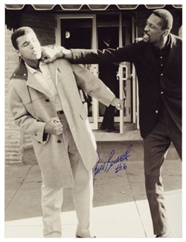 Bill Russell Autographed 16x20 Photo w/Muhammad Ali